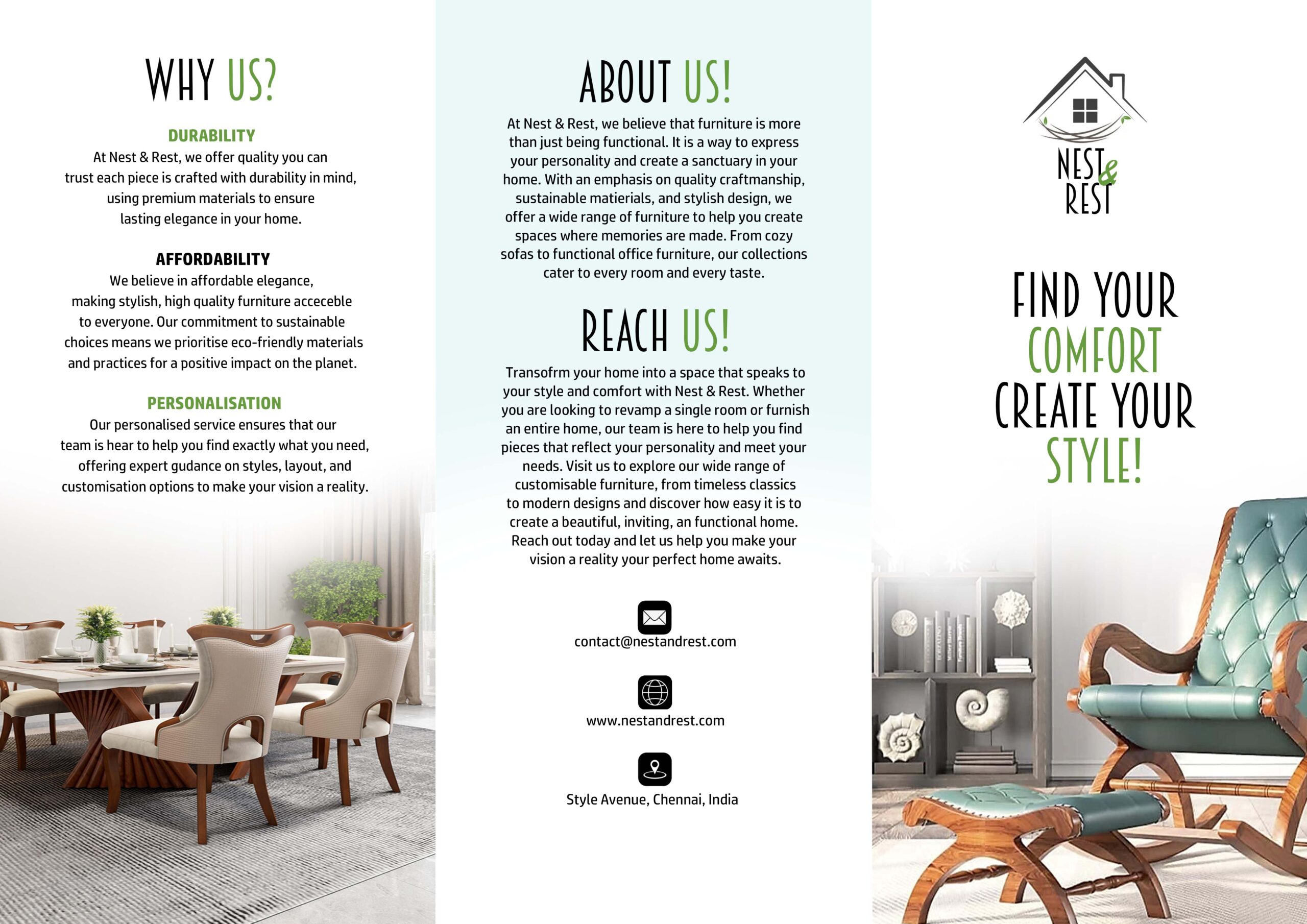 rinisha, hima front brochure