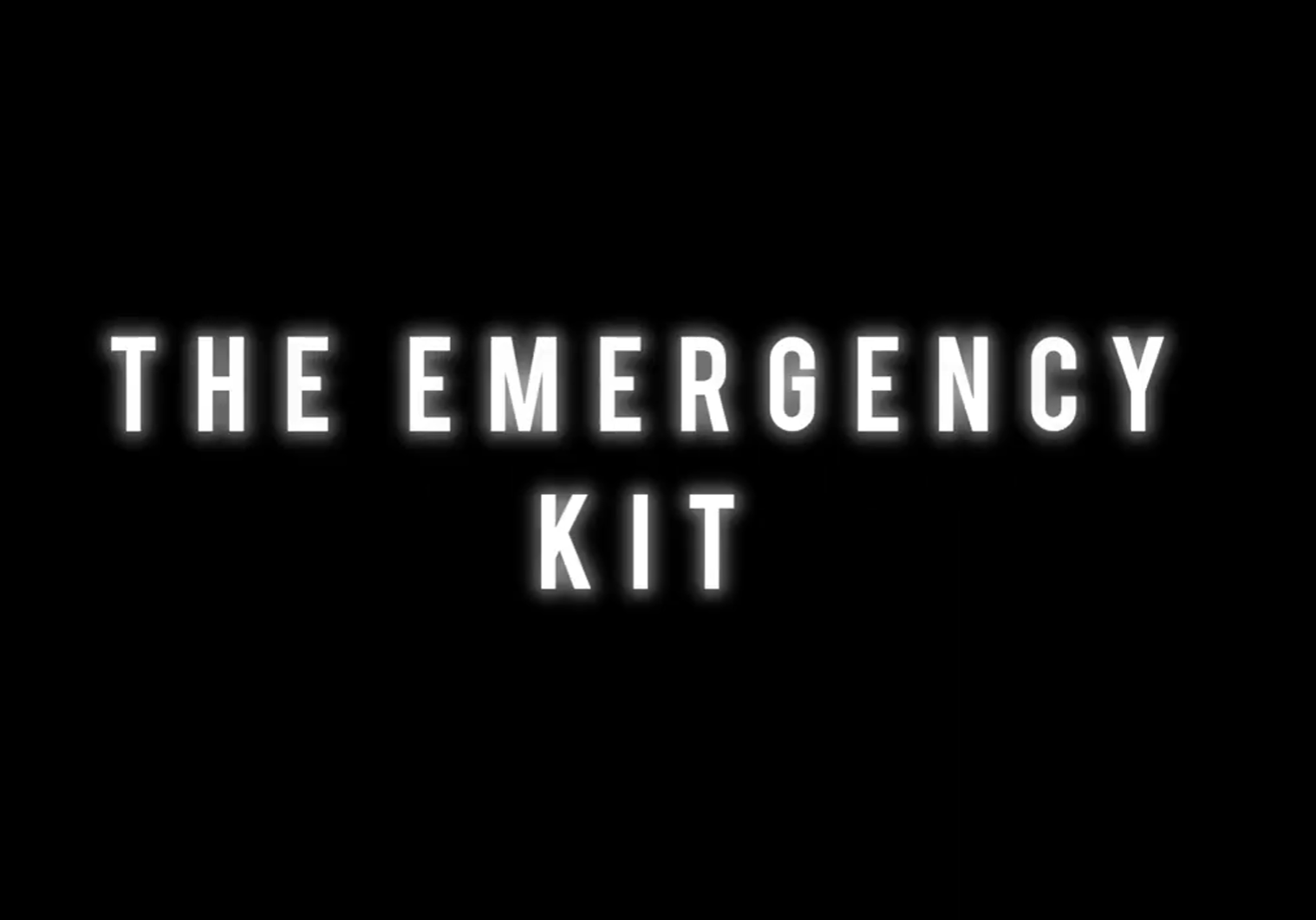 An AI generated concept video: short film , The Emergency Kit's Importance